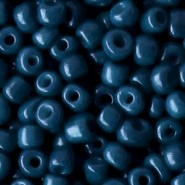 Glasperlen rocailles 6/0 (4mm) Oxford blue